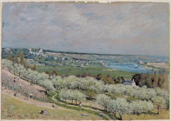 Die Terrasse in Saint-Germain, Frühling, 1875